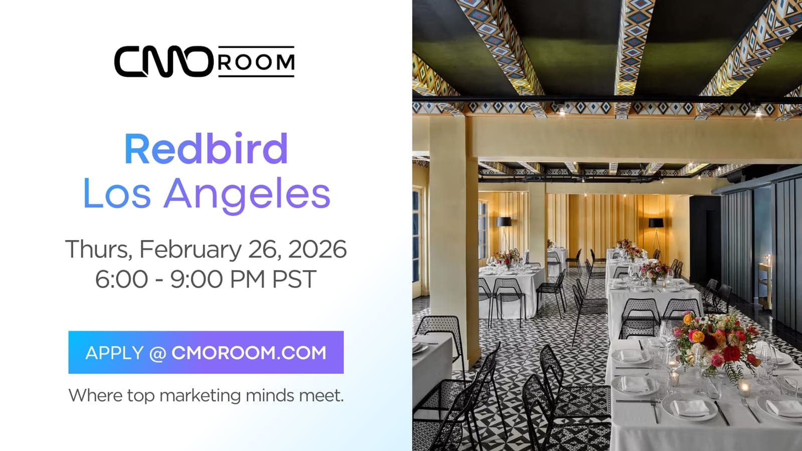 LOS ANGELES CMOROOM @ LOS ANGELES CMOROOM @REDBIRD