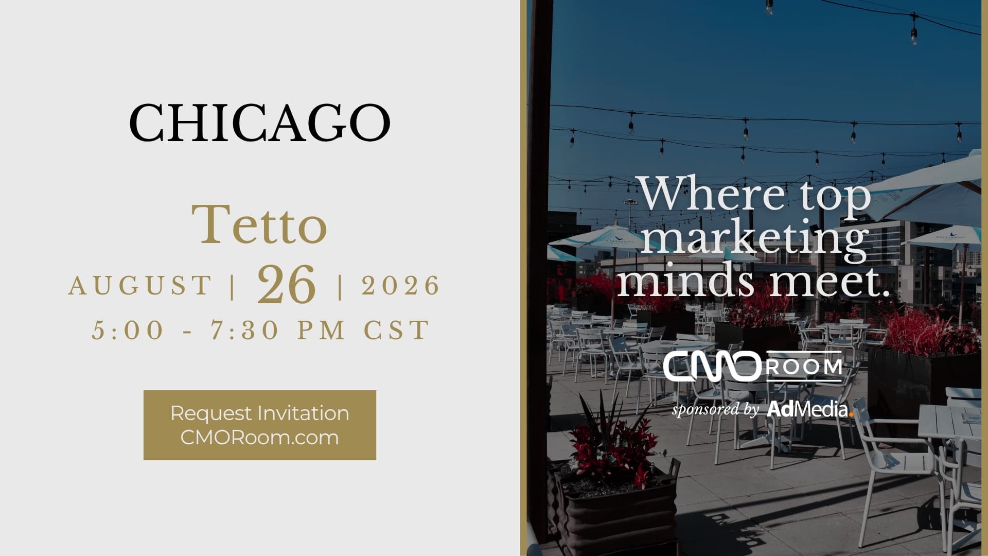 CHICAGO CMOROOM @ CHICAGO CMOROOM @ TETTO