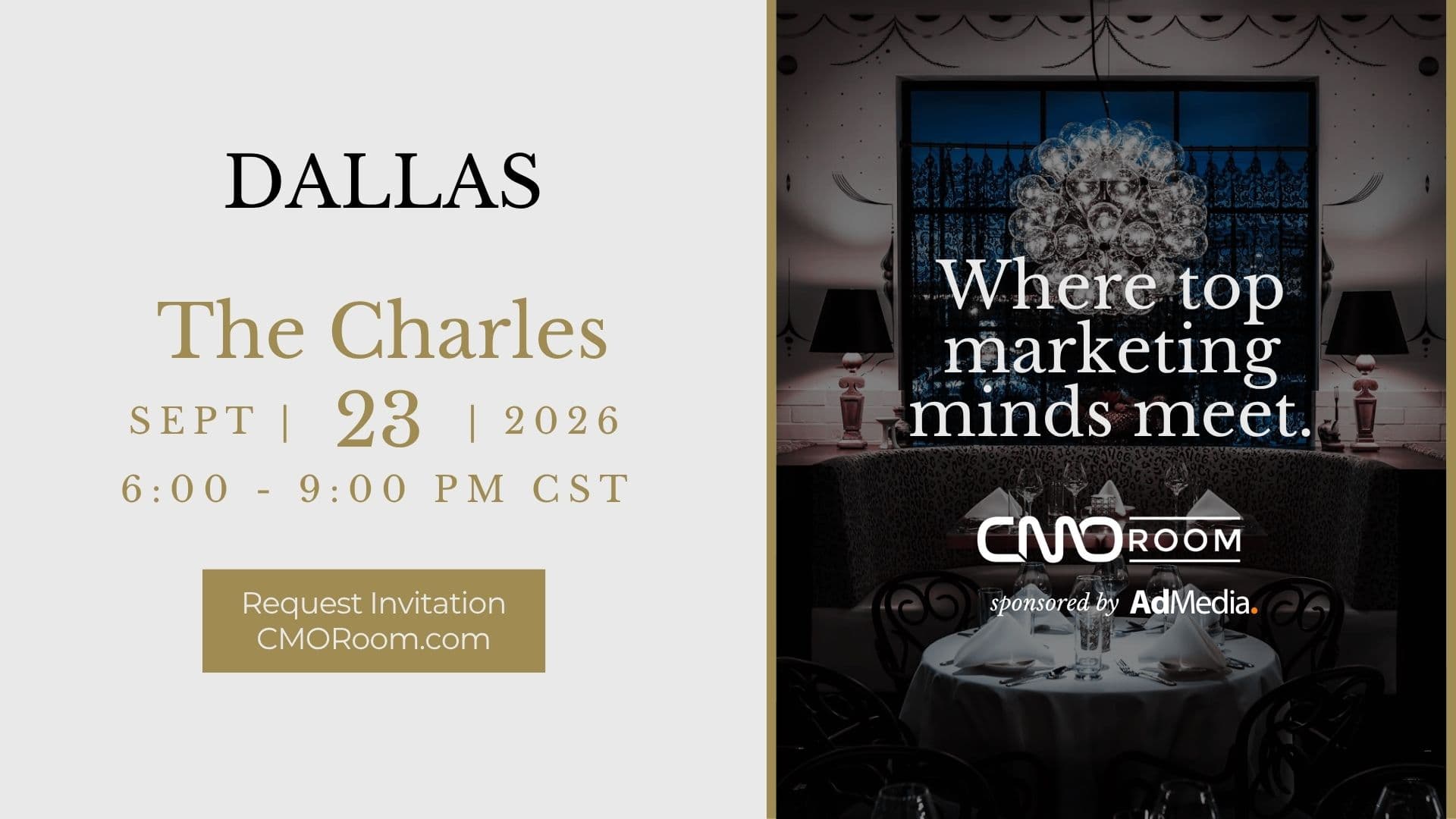 DALLAS CMOROOM @ DALLAS CMOROOM @ THE CHARLES